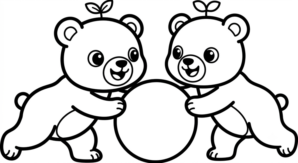 TinySprout Toddler Coloring Book: Big, Bold & Easy Printable Pages (Ages 1-4)