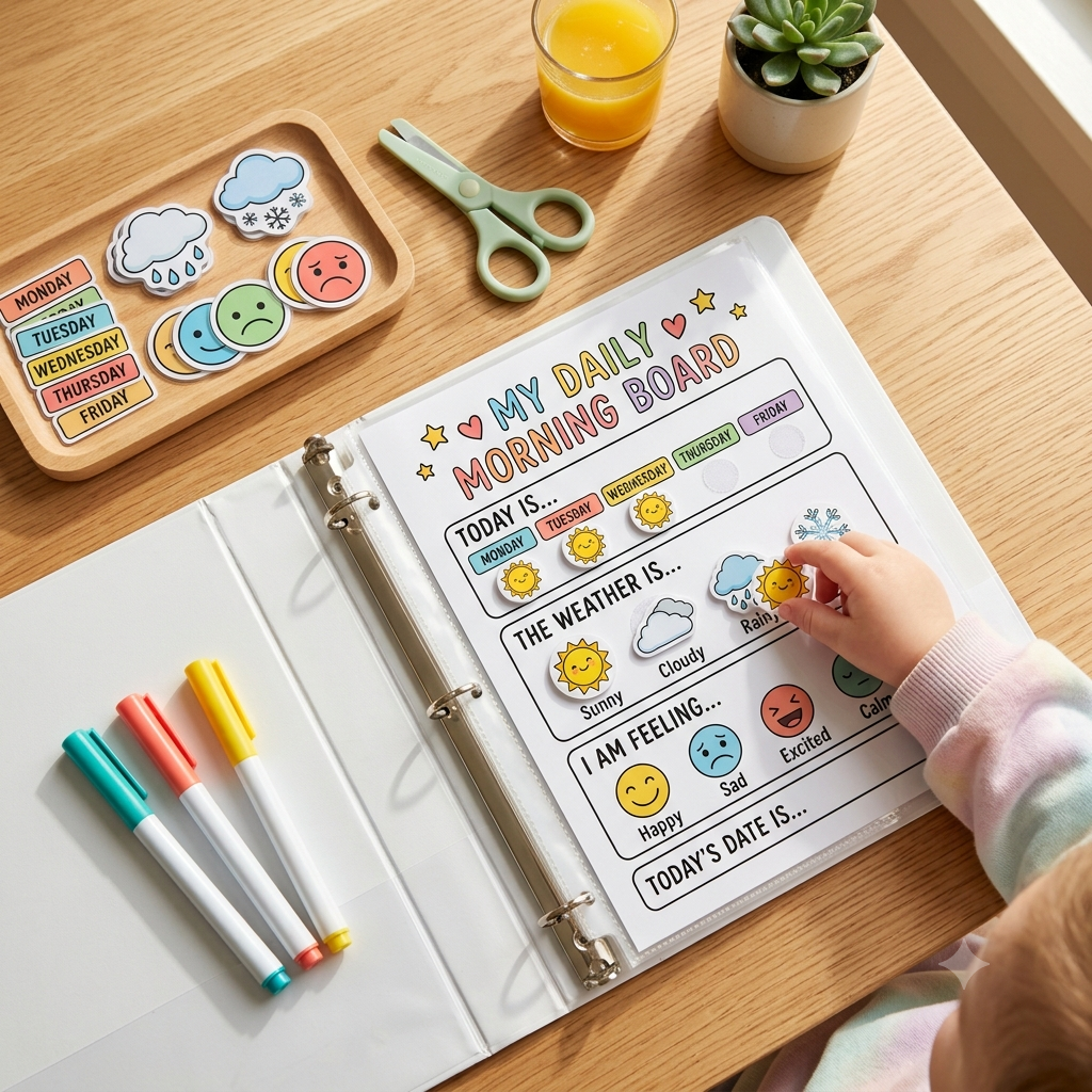 Kindergarten readiness busy toddler learning binder printable activity bundle for preschool homeschool prep by GoWithFund